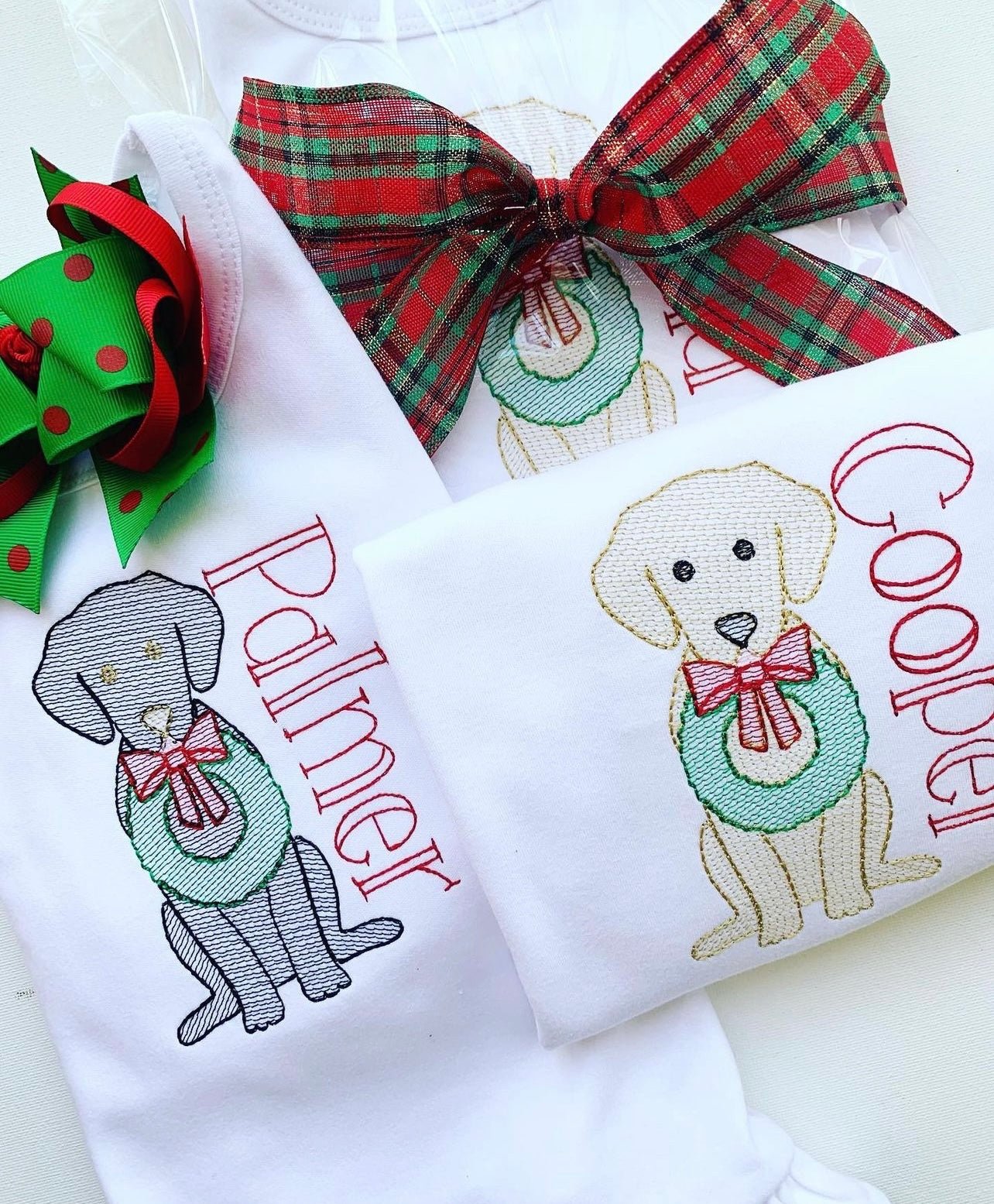 Puppy and Wreath - Tea and Cotton IncTea and Cotton Inc