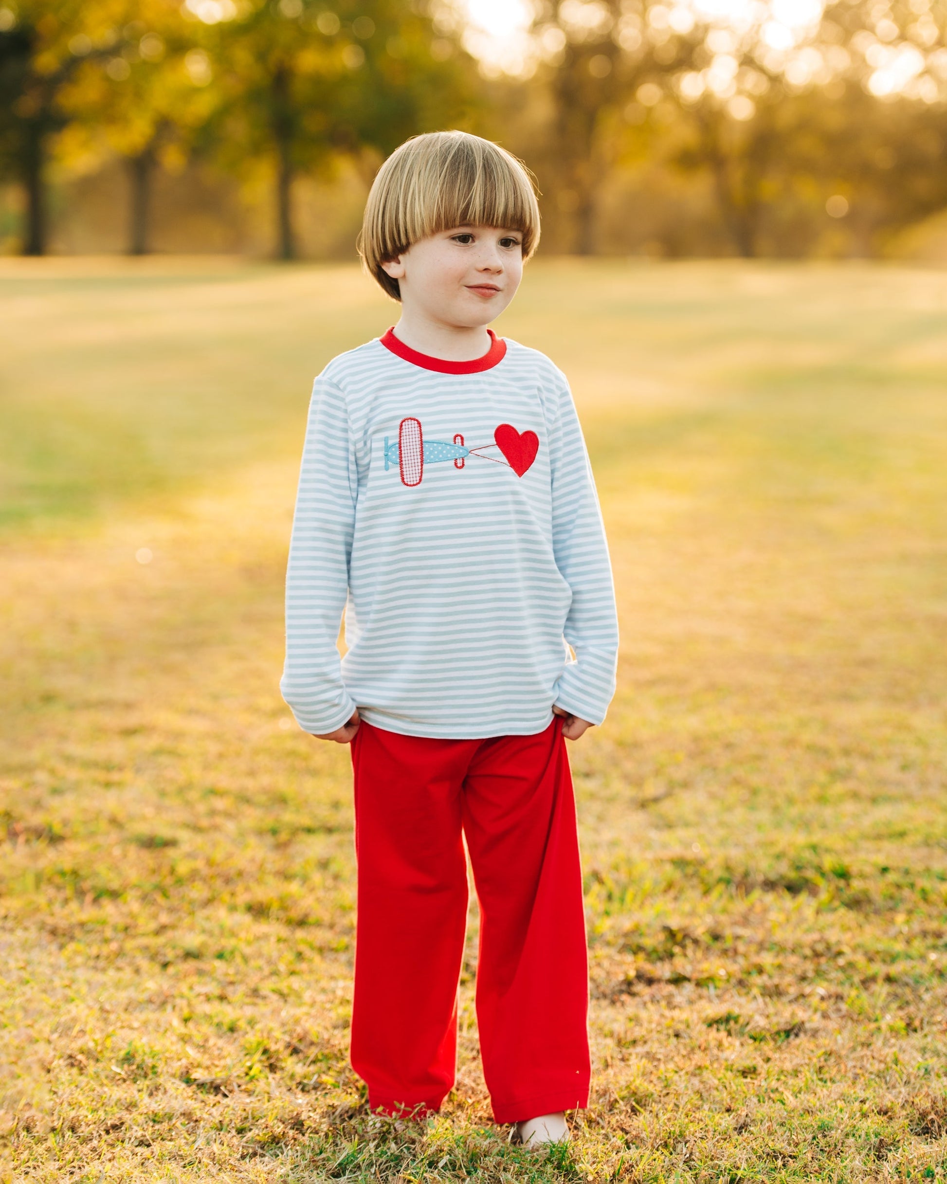 Red pants boy knit - Tea and Cotton IncTea and Cotton Inc