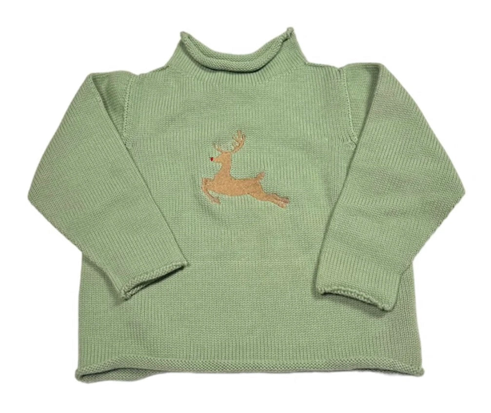 Roll neck Jersey Sweater Year round wear - Tea and Cotton IncTea and Cotton Inc