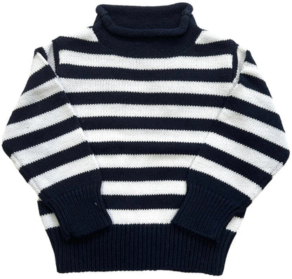 Roll neck Jersey Sweater Year round wear - Tea and Cotton IncTea and Cotton Inc