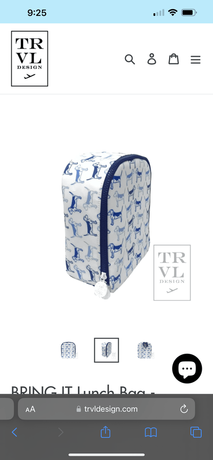 TRVL WIPEABLE WASHABLE Lunch Tote insulated - Tea and Cotton IncTea and Cotton Inc