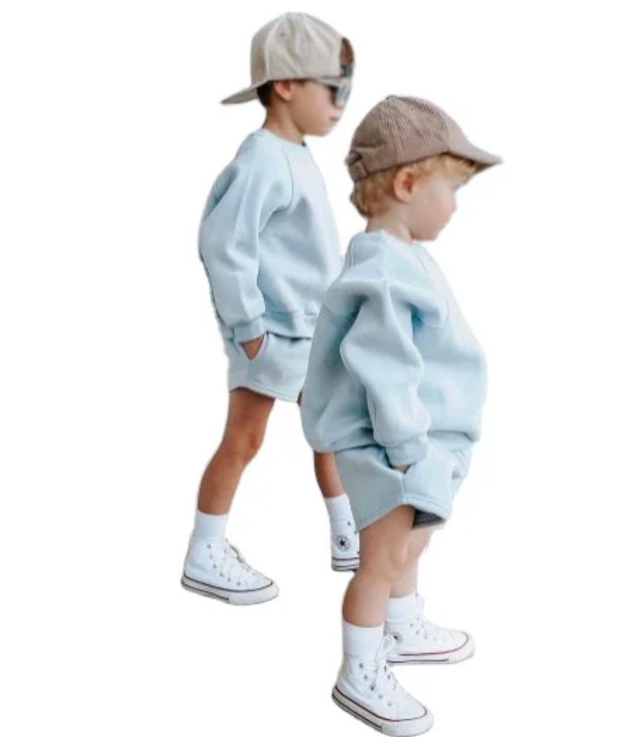 Two Piece Pullover Spring Short Set Girl/Boy - Tea and Cotton IncTea and Cotton Inc