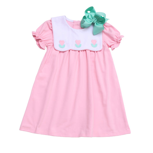 Vintage Heart Applique Dress - Tea and Cotton IncTea and Cotton Inc